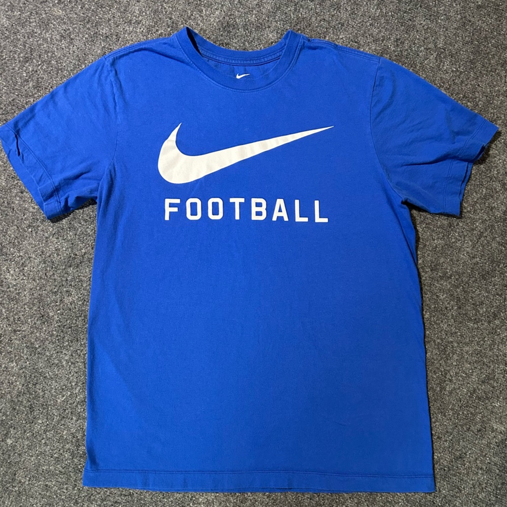 Nike Football Tee , blue /Size M